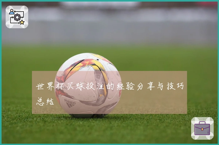 世界杯买球投注的经验分享与技巧总结