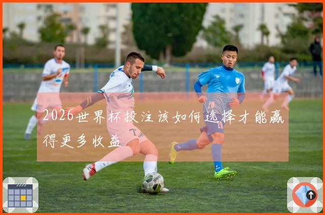2026世界杯投注该如何选择才能赢得更多收益